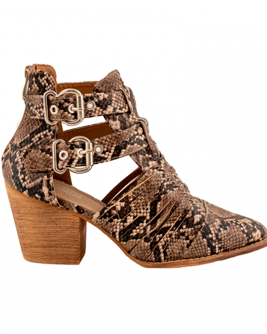 Μποτάκι snake print